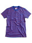 画像1: J.CREW  "S/S BORDER POCKET Tee(BLUE/ORANGE)"