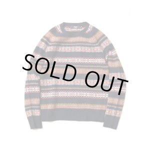 画像: J.CREW "LAMBSWOOL FAIR ISLE SWEATER(NAVY)"