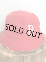 画像: DECHO（デコー） x ANACHRONORM BEAT INITIAL HAT(RED)