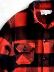 画像3: BEMIDJI "Over Dye Check Shirts Jacket (Rust/Black)"