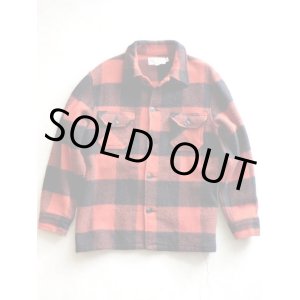 画像: BEMIDJI "Over Dye Check Shirts Jacket (Rust/Black)"