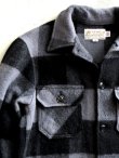 画像3: BEMIDJI "Over Dye Check Shirts Jacket (Grey/Black)"