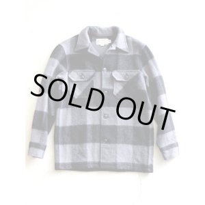 画像: BEMIDJI "Over Dye Check Shirts Jacket (Grey/Black)"