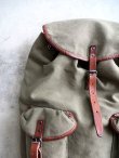 画像2: Ralph Lauren "CANVAS LEATHER BackPack(Olive)"