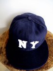 画像3: Ebbets Field Flannels"NEW YORK BLACK YANKEES 1936 6PANEL COTTON TWILL CAP"(NAVY)
