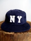 画像2: Ebbets Field Flannels"NEW YORK BLACK YANKEES 1936 6PANEL COTTON TWILL CAP"(NAVY)