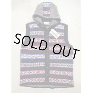 画像: Jamieson's "Fair isle Hood Knit Vest"