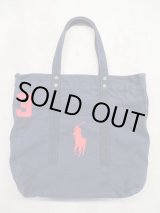 画像: Ralph Lauren "Big Pony Tote Navy"