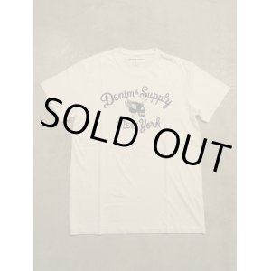 画像: DENIM&SUPPLY "S/S Felt Logo Tee WHITE”