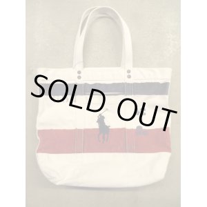 画像: Ralph Lauren "Big Pony Tote Tricolore”