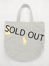 画像: Ralph Lauren "Big Pony Tote Khaki”