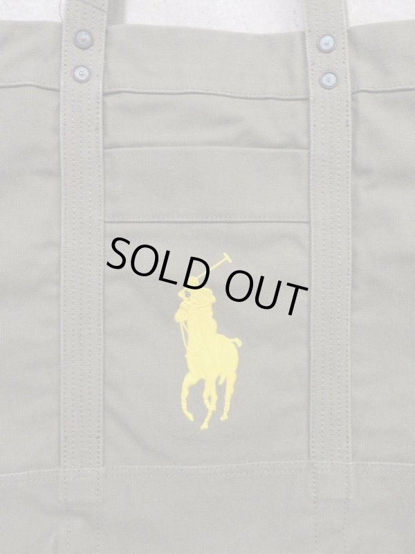画像2: Ralph Lauren "Big Pony Tote Khaki”