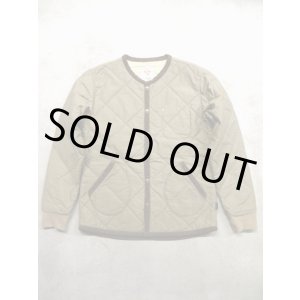 画像: Nasngwam "RHOMBUS QUILT COLLARLESS JK"(KHAKI)