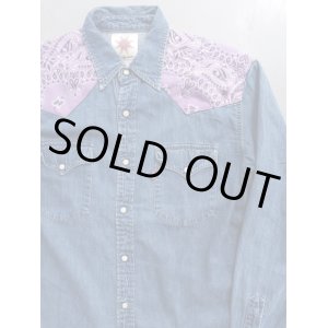 画像: 【Nasngwam】”BANDANA WESTERN SHIRT (Levis-Purple)”