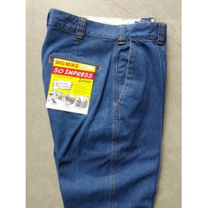 画像: 【BIG MIKE】"DENIM PINTACK CHINO PANTS" (L.INDIGO )