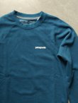 画像3: 【patagonia】"P-6 Logo Organic Cotton Crew Sweatshirt / Crater Blue