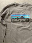 画像1: 【patagonia】"P-6 Logo Organic Cotton Crew Sweatshirt / Noble Grey"