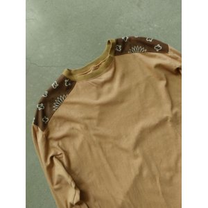 画像: 【Nasngwam】”BANDANA L/S TEE (BROWN)”