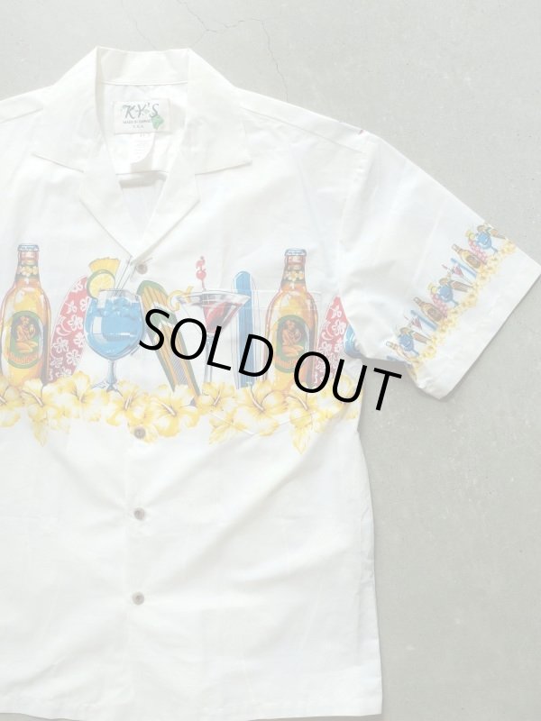 画像1: 【Ky's】"Vacation Hibiscus Aloha Shirt"