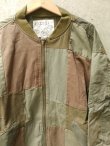 画像2: 【AOZORA】"Remake Patchwork MA-1 Jacket"