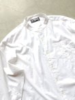 画像5: 【FAR EAST NETWORK】”French Linen/Cotton Band Collor Shirt (WHITE)”