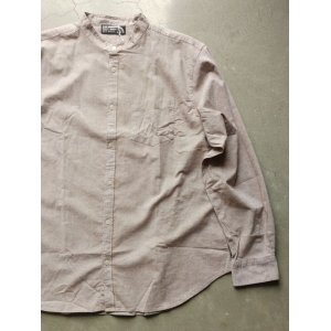 画像: 【FAR EAST NETWORK】”French Linen/Cotton Band Collor Shirt (MOCA)”