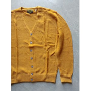 画像: 【UNIVERD72】"BRUSHED LINING CARDIGAN / MUSTARD"