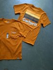 画像2: 【carhartt】"Relaxed Fit Heavyweight Pocket Line Graphic T-Shirt / GOLD"