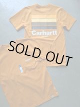 画像: 【carhartt】"Relaxed Fit Heavyweight Pocket Line Graphic T-Shirt / GOLD"
