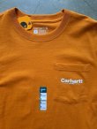 画像6: 【carhartt】"Relaxed Fit Heavyweight Pocket Line Graphic T-Shirt / GOLD"