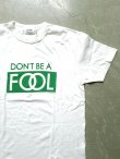 画像2: 【FREERAGE】""FOOL Recycle cotton S/S TEE / White"