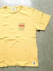 画像6: 【FREERAGE】"BLIND FRANK Recycle cotton S/S TEE / Yellow"