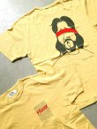 画像1: 【FREERAGE】"BLIND FRANK Recycle cotton S/S TEE / Yellow"