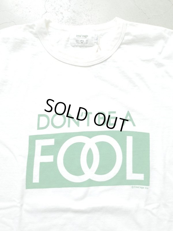 画像1: 【FREERAGE】""FOOL Recycle cotton S/S TEE / White"