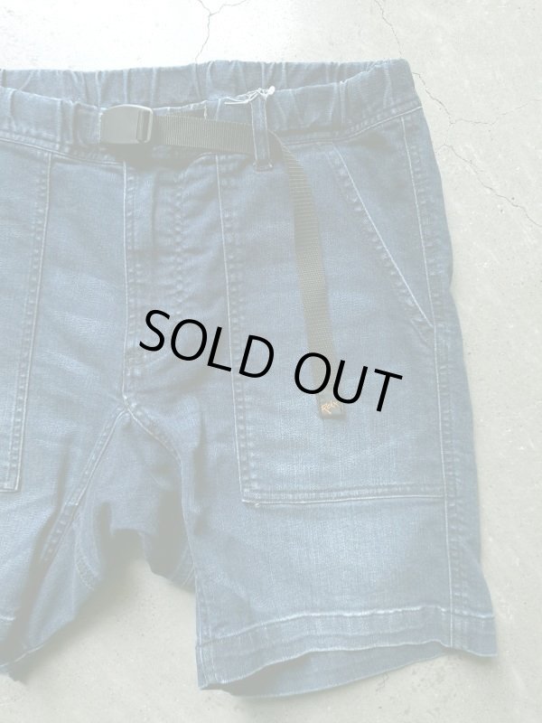 画像1: 【ROKX】"DENIM FATIGUE SHORT (DARK USED)"