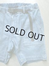 画像: 【ROKX】"DENIM FATIGUE SHORT (MID USED)"