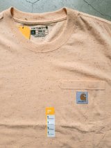 画像: 【carhartt】"Workwear Pocket SS T-shirt / Pale Apricot Nep	"