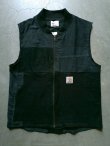 画像1: 【Mr. Remake Man.】"Carhartt Zip Vest (Black)"