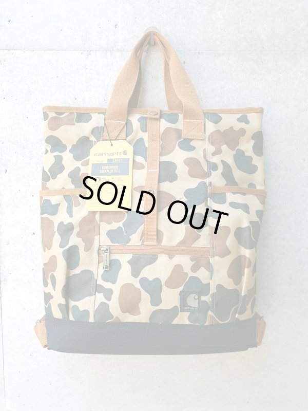 画像1: 【carhartt】"50th Anniversary Camo Convertible Backpack Tote"