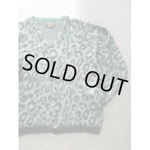 画像: 【UNIVERD72】"MOHAIR TOUCH CARDIGAN / MINT LEOPARD"