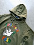 画像2: 【Ralph Lauren】"90s Style Big Fit Peace Love Hoodie"