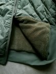 画像9: 【TAION】"Military Reversible High Neck Down Jacket / OLIVE"