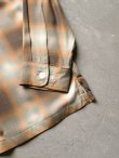 画像5: 【HOUSTON】"OMBRE L/S CHECK SHIRT / KHAKI"