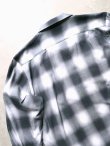 画像10: 【HOUSTON】"OMBRE L/S CHECK SHIRT / BLACK"