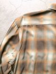 画像10: 【HOUSTON】"OMBRE L/S CHECK SHIRT / KHAKI"