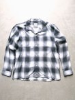 画像3: 【HOUSTON】"OMBRE L/S CHECK SHIRT / BLACK"