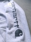 画像10: 【carhartt】"MIDWEIGHT SIGNATURE SLEEVE LOGO HOODED SWEATSHIRT"