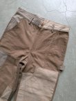 画像2: 【Mr.Remake Man.】 "REMAKE BROWNDUCK DOUBLE KNEE PANT"