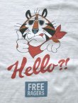 画像4: 【free rage】"Hello?! Recycle cotton Ringer S/S TEE"