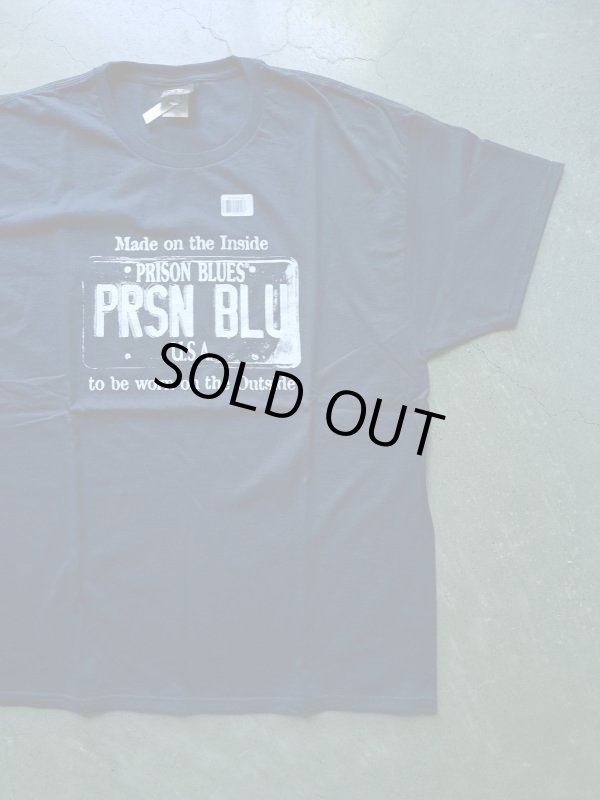 画像1: 【PRISON BLUES】"USA PLATE LOGO T-SHIRTS / NAVY"